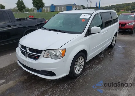 2016 Dodge Grand Caravan Sxt из США, поврежденный, VIN 2C4RDGCG5GR217248